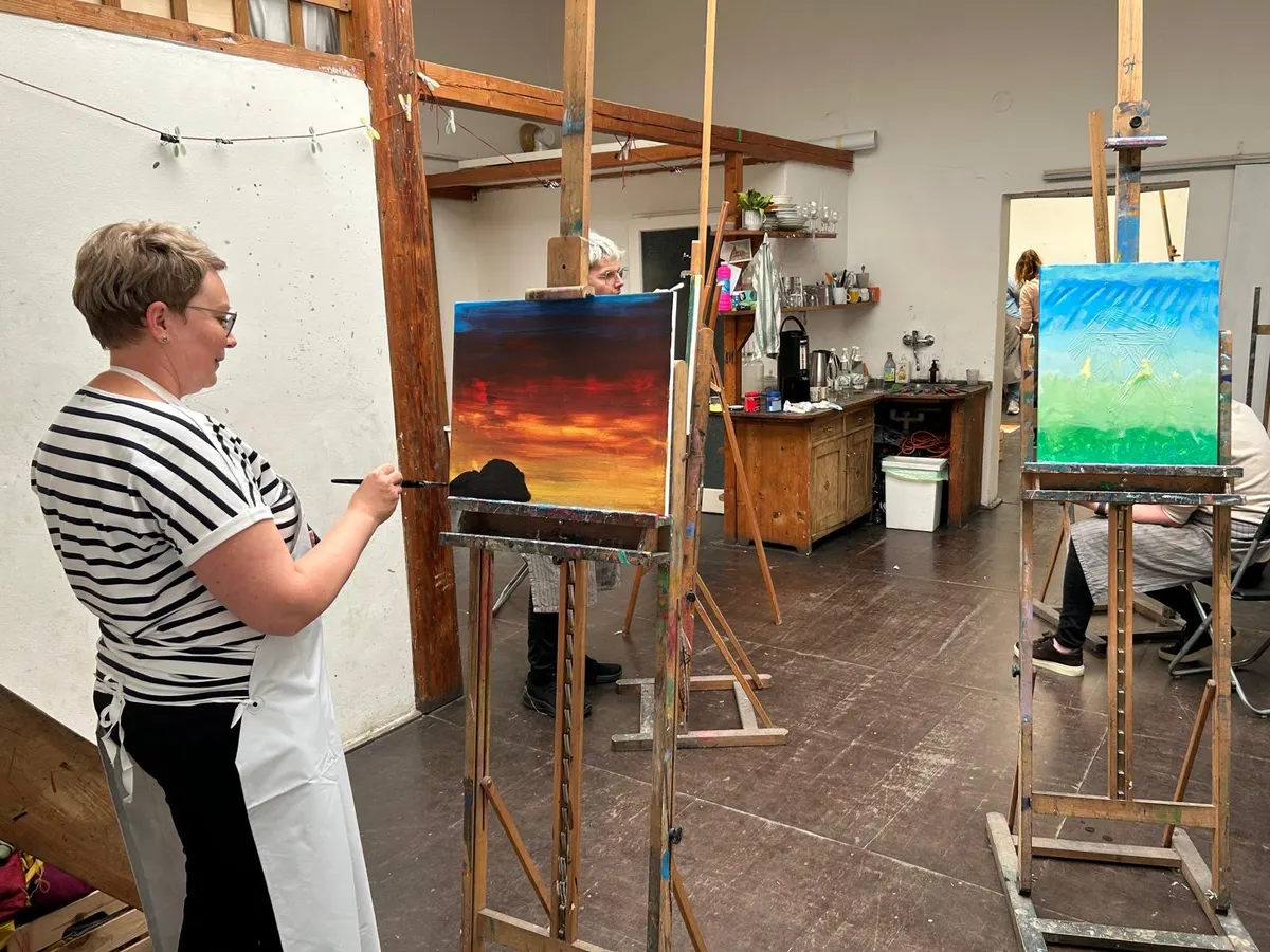 malba v ateliéru