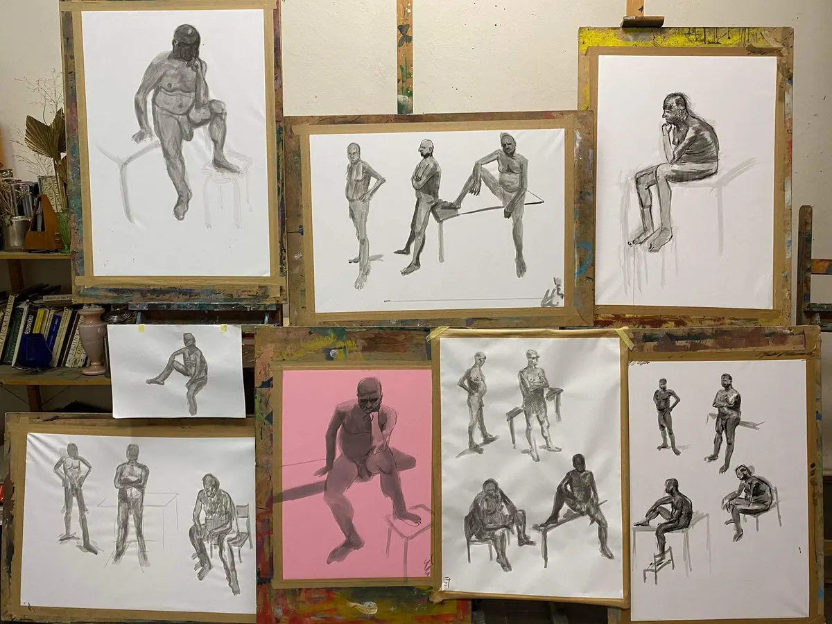 anatomické studie, pohybovky